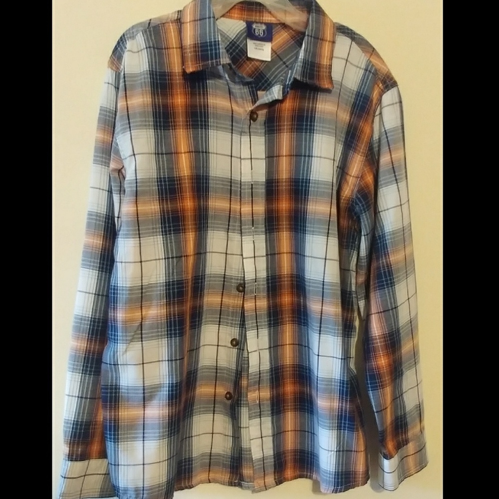 Boy's long sleeve button up